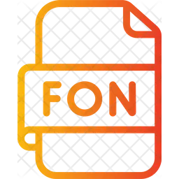 Generic Font File  Icon