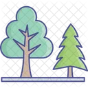 Eco Generic Trees Nature Concept Icon