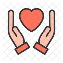 Generosity Hand Girl Icon
