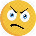 Wutend Emoji Gesicht Symbol