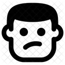 Genervt Besorgt Gelangweilt Symbol