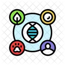 Genetic Diversity Cryptogenetics Icon