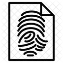 Genetic finger print in paper  Symbol