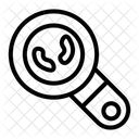 Genetic in magnyfing glass  Symbol