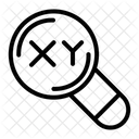 Genetic in magnyfing glass  Symbol