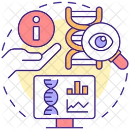 Genetic sequencing  Icon