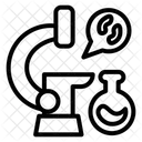 Genetic with microscope  Symbol