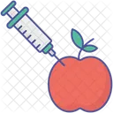 Genetically Modified Gmo Fruit Modified Apple Icon