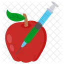 Genetically Modified Biotech Apple Icon