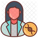 Geneticist Dna Genetic Search Icon