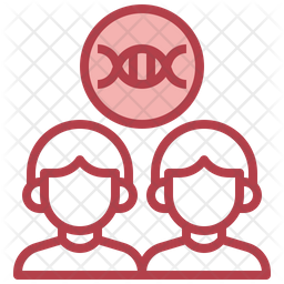 Genetics Cloning Icon - Download in Dualtone Style