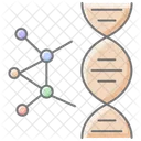 Genetics Awesome Lineal Color Icon Symbol