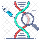 Genetic Engineering Genetic Modification Chromosome Icon