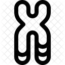 Genetique ADN Chromosomes Icône