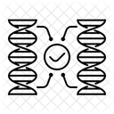 DNA Abgleich DNA Forschung Symbol