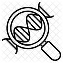 Genforschung DNA Analyse DNA Forschung Symbol