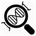 Genforschung DNA Analyse DNA Forschung Symbol