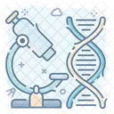 Genetische Tests DNA Tests Medizinische Tests Symbol