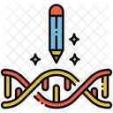 Genetische Modifikation Bioengineering DNA Modifikation Icon