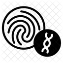 Genetischer Fingerabdruck Symbol