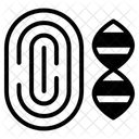 Genetischer Fingerabdruck Symbol