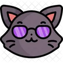 Gato Gatito Emoji Icono