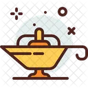 Flaschengeist Aladdin Lampe Wunderlampe Symbol