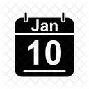 Gennaio Calendario Data Icon