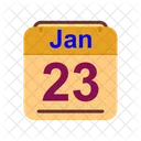 Gennaio Calendario Data Icon