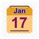 Gennaio Calendario Data Icon