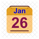 Gennaio Calendario Data Icon