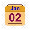 Gennaio Calendario Data Icon