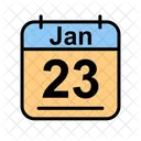 Gennaio Calendario Data Icon