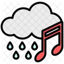 Gentle Rain Relaxation Weather Icon