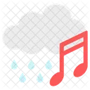 Gentle Rain Relaxation Weather Icon