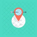 Geo Targeting Geomarketing Icon