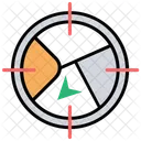 Target Geotargeting Cartography Icon