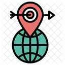 Geo Targeting Location Navigation Icon