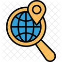 Geoblogging Geocoding Geographical Identification Metadata Icon