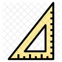 Geodreieck Burowerkzeug Buromaterial Symbol