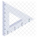 Geometrisches Lineal Geometrisches Mass Geometrischer Massstab Icon