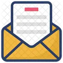 Geöffnete E-Mail  Symbol