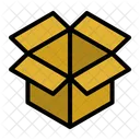 Geöffnete Paketbox  Symbol