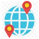 Geografia Servicio De Posicionamiento Global GPS Icono