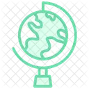Geografia Icone De Linha Duotonica Icon