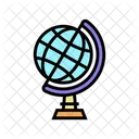 Geographic Globe Color Icon