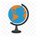 Globe Discovery Continent Icon