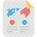Map Geographic Analysis Icon