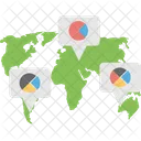 Map Geographic Analysis Icon