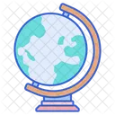 Geographie Global Bildung Icon